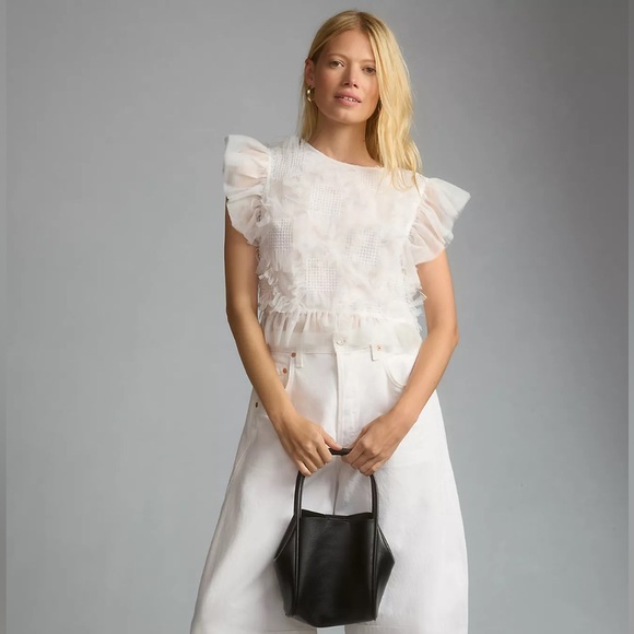 Maeve Ruffle Tulle Top - Picture 4 of 6